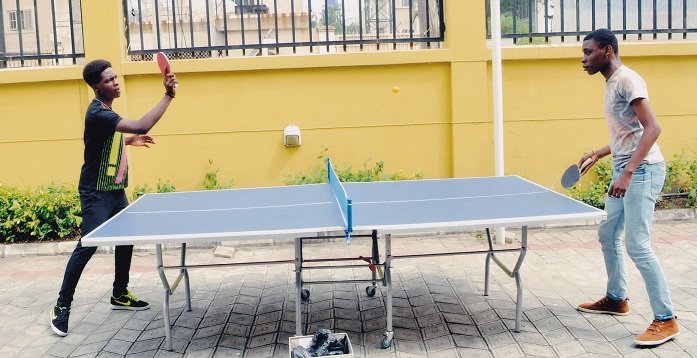 Our Students Playing Table Tenis